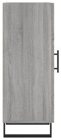 vidaXL Ντουλάπι Γκρι Sonoma 34,5x34x90 εκ. από Επεξεργασμένο Ξύλο