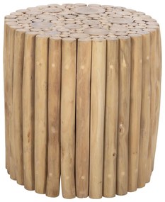 Τραπεζάκι σαλονιού COOTER Στρόγγυλο Κλαδιά TEAK Φυσικό Φ39x40,5Υ εκ. 39x39x40.5 εκ.