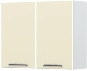 Ντουλάπι κρεμαστό Modena V7-90-2K-Λευκό - Μπεζ