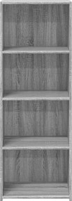 vidaXL Ντουλάπι Γκρι Sonoma 45x41x124 εκ. από Επεξεργασμένο Ξύλο