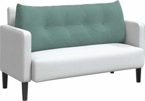 vidaXL Μαξιλάρι Πλάτης Θαλασσί 120 x 24 x 50 εκ Βελούδο