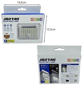 Jortan Ηλιακό Φωτιστικό Τοίχου - Solar Wall Lamp