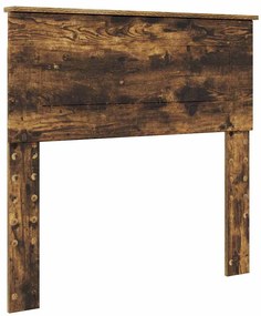 vidaXL Κεφαλάρι Καπνιστό Δρύς 75 cm Επεξεργασμένο ξύλο