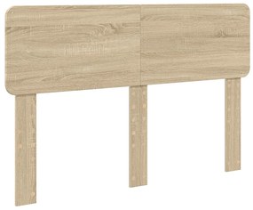 vidaXL Κρεβάτι Αποθήκης Δρύς Sonoma 140 x 200 cm Επεξεργασμένο ξύλο