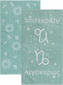 Πετσέτες Προσώπου (Σετ 2τμχ) Kentia Astrology Egokeros