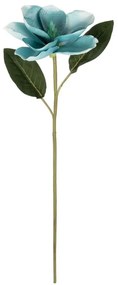 Τεχνητό Λουλούδι Magnolia 21425 80cm Blue GloboStar Πολυαιθυλένιο