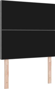 vidaXL Κεφαλάρι Ανοιχτό γκρι 80 cm Υφασμάτινο Κορντουρά