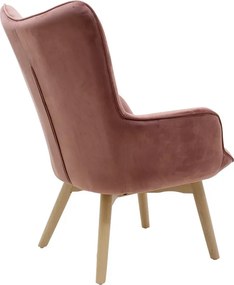 Πολυθρόνα Kido βελούδο χρώμα σάπιο μήλο 72x75x99 εκ.