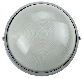 Φωτιστικό Οροφής-Πλαφονιέρα VK/01015/G 19,2x10,7cm 60W E27 IP44 Grey VKLed Plastic