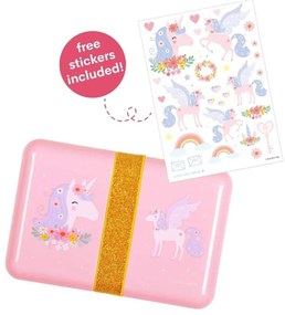 Δοχείο φαγητού Lunch box Unicorn  SBUNPI18  A Little Lovely Company