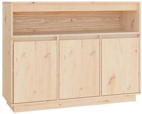 vidaXL Μπουφές 104,5 x 34 x 80 εκ. από Μασίφ Ξύλο Πεύκου
