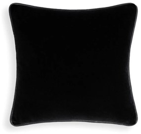 Μαξιλαροθήκη Διακοσμητική Velour Anthracite Bassetti 40X60cm Cotton-Polyester