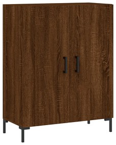 vidaXL Ντουλάπι Καφέ Δρυς 69,5 x 34 x 180 εκ. από Επεξεργασμένο Ξύλο