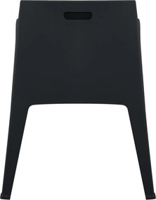 ΠΟΛΥΘΡΟΝΑ ΠΟΛΥΠΡΟΠΥΛΕΝΙΟΥ SLEEK HM6370.02 ΜΑΥΡΗ 68x63x82,5Υεκ.