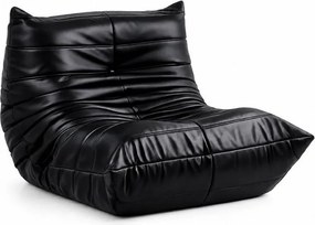Πολυθρόνα Nextdeco Togo eco leather μαύρη Υ70x97x85εκ.