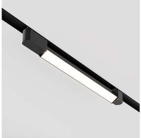 Γραμμικό Φωτιστικό Μονοφασικής Ράγας Unity LED 24W Μαύρο 3000K Κινητό Basis Rot TR104-1-24W3K-B-DE Maytoni TR104-1-24W3K-B-DE
