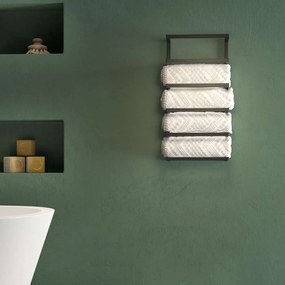 Carre black κρεμάστρα 5 θέσεων επιτοίχια Sealskin