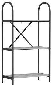 vidaXL Ράφι Βιβλίων Γκρι sonoma 60 x 30 x 109 εκ Επεξεργασμένο ξύλο