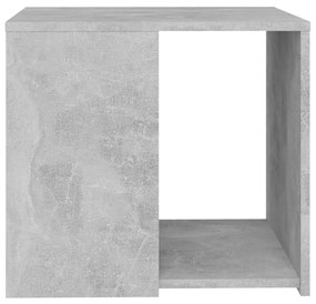 Τραπέζι Βοηθητικό Γκρι Σκυροδέματος 50x50x45 εκ. Μοριοσανίδα - Γκρι