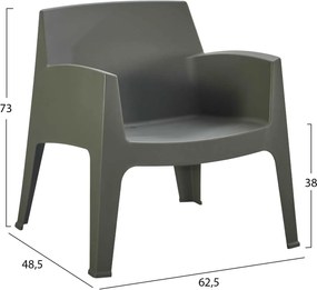 ΣΕΤ LOUNGE 4ΤΜΧ SLEEK HM21275.05 DARK OLIVE GREEN ΠΟΛΥΠΡΟΠΥΛΕΝΙΟ