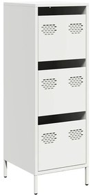 vidaXL Ντουλάπι Λευκό 39x35x103,5 εκ. από Ατσάλι