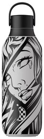 Θερμός S2 Studio Cry Me A River 500ml Black-White Chilly’s Stainless Steel