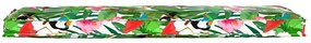 vidaXL Μαξιλάρι παλέτας για πάγκο Floral Πολύχρωμο 140 x 40 x 8 εκ.