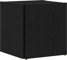 vidaXL Γωνιακά ράφια Μαύρη Οξυά 33 x 33 x 34,5 cm Επεξεργασμένο ξύλο