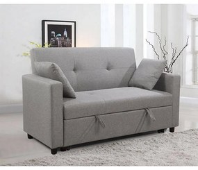 Καναπές Κρεβάτι Διθέσιος Imola Light Grey Ε9921,22 154x100x93 Ύφασμα