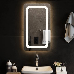Καθρέφτης Μπάνιου με LED 40x70 εκ. - Διαφανές