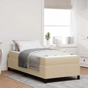 vidaXL Σκελετός Κρεβατιού Ανοιχτό γκρι 90 x 200 cm Βελούδο