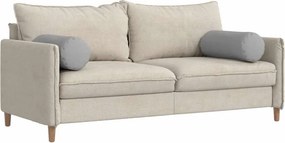 vidaXL Μαξιλάρια Στήριγμα 2 pcs Σκίουρος Γκρί Ø 25 x 70 cm ύφασμα