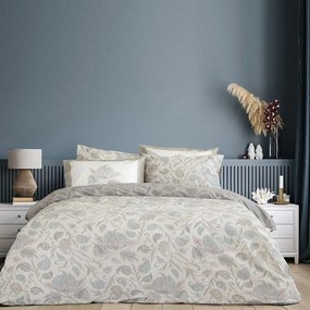 Σεντόνια Aelia Με Λάστιχο (Σετ 4τμχ) Greige Nima Queen Size 160x232cm 100% Cotton