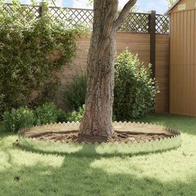 vidaXL Περιγράμματα γκαζόν 10 pcs Ασημί 103 x 0,05 x 22 εκ