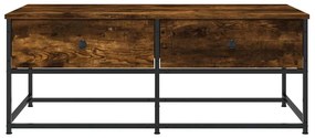 vidaXL Τραπεζάκι Σαλονιού Καπνιστή Δρυς 100x51x40 εκ. Επεξεργασμ. Ξύλο