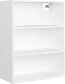 vidaXL Ντουλάπι Τοίχου Κρεμαστό Λευκό 69,5 x 32,5 x 90 εκ.