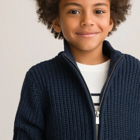 Ζακέτα με όρθιο λαιμό και φερμουάρ, 3-12 ετών
