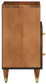 vidaXL Κομοδίνο 50x33x62 εκ. από Μασίφ Ξύλο Μάνγκο