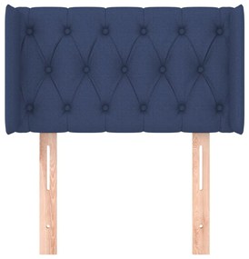 vidaXL Κεφαλάρι με Πτερύγια Μπλε 83x16x78/88 εκ. Υφασμάτινο