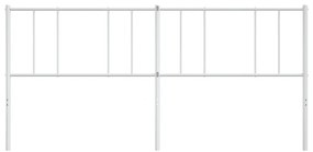 vidaXL Κεφαλάρι Λευκό 200 εκ. Μεταλλικό