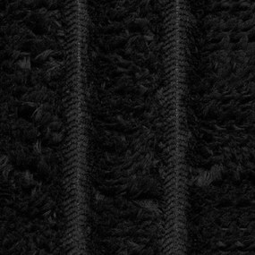 vidaXL Κουβέρτα Μαύρο 240 x 220 cm Μαλλί