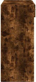 vidaXL Ντουλάπι Καπνιστή Δρυς 80x42,5x124 εκ. από Επεξεργασμένο Ξύλο