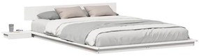vidaXL Σκελετός Κρεβατιού Λευκό 160 x 200 cm ξύλο
