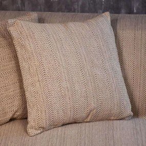 Μαξιλάρι Διακοσμητικό (Με Γέμιση) Wave 874-222-142 42x42cm Beige 42X42 Cotton-Polyester
