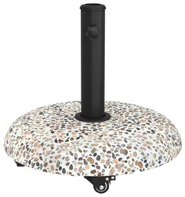 vidaXL Βάση ομπρέλας Πολύχρωμο και Μαύρο 45 x 45 x 40 cm