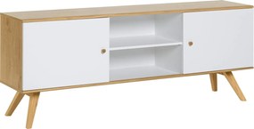 Μπουφές Nature Χαμηλός-Λευκό - 179.50Χ40.00Χ72.00cm