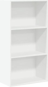vidaXL Βιβλιοθήκη Λευκή 60x30x114 εκ. από Επεξεργασμένο Ξύλο