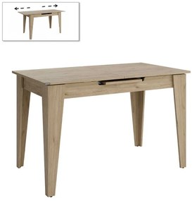Τραπέζι Trendline Megapap επεκτεινόμενο χρώμα oak 120/150x70x75εκ.-GP009-0274,1
