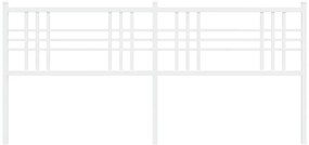 vidaXL Ανταλλακτικό κεφαλάρι Λευκό 200 εκ. Μεταλλικό