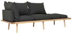 Καναπές Γωνιακός Τριθέσιος Lounge Around 5550C723-04 231,6x74,5x40,3cm Oak-Dark Grey Umage